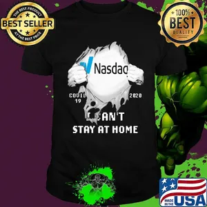 Nasdag I can't stay at home Covid-19 2020 superman shirt