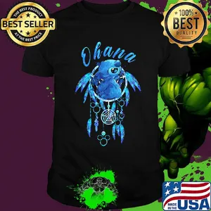 Native stitch ohana mickey mouse shirt
