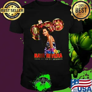 Naya rivera thank you for the memories black shirt