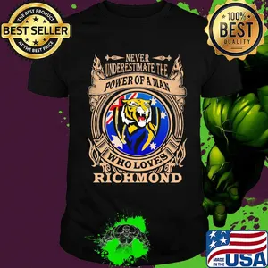 Never underestimate the power of a man who loves richmond shirt