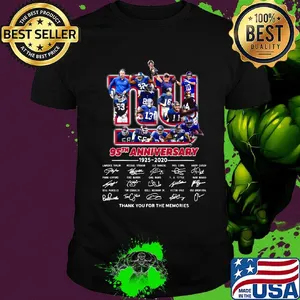 New York 95th anniversary thank you for the memories signature shirt