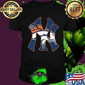 New York Yankees Denver Broncos shirt