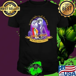 Nightmare jack skellington every night i tell the stars a story about this lovely person shirt