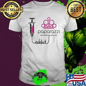 Nurse needle addict paparazzi independent consultant logo shirt