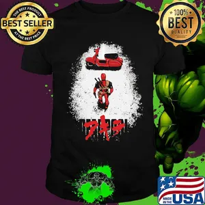 Official Deadpool graphic vespa shirt