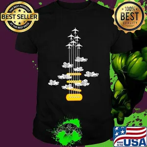 Official Guitar Airplane Guitar shirt