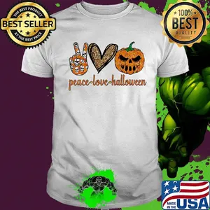 Official Peace Love Halloween shirt