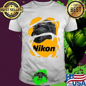 Official photography camera nikon shirt