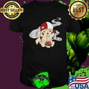 Official pokemon smoking shirt
