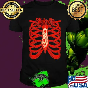 Official slipknot band skeleton  shirt