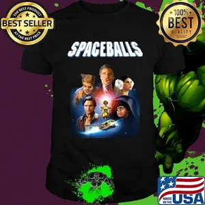 Official spaceballs retro 80's shirt