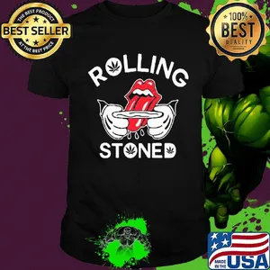 Official weed rolling stoned shirt