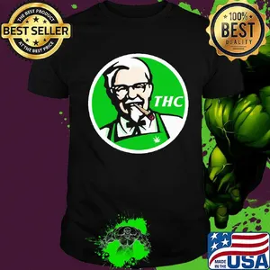 Official weed thc kfc logo shirt
