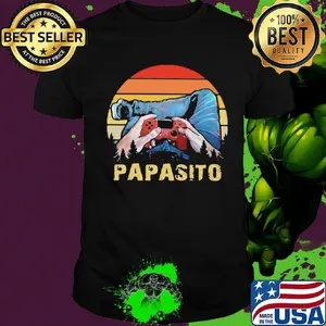 Papasito handheld game console vintage retro shirt