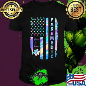 Paramedic American Flag Independence Day Shirt