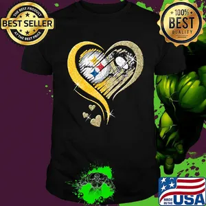 Pittsburgh steelers and pittsburgh penguins hearts diamond shirt