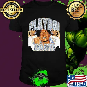 Playboi carti rapper diamond shirt