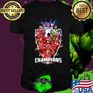 Premier league champions liverpool football club signatures shirt