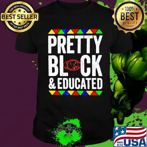 Pretty black and educated carolina panthers shirt