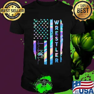 Proud Wrestler American Flag shirt