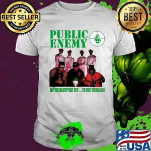 Public Enemy Apocalypse 91 the enemy strikes black shirt