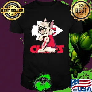Pug tattoos kansas city chiefs football logo shirt