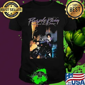 Purple rain prince and the revolution motorcycle shirt