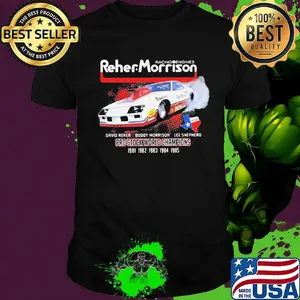 Racing engines reher morrison davio reher buddy morrison lee sheppard pro stock world champions shirt
