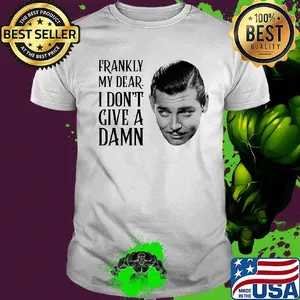 Rhett butler frankly my dear i don't give a damn shirt