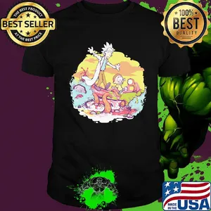 Rick and morty aliens shirt