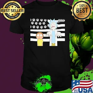 Rick and morty american flag independence day shirt