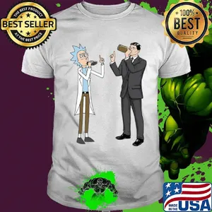 Rick and morty archer drink wine shirt