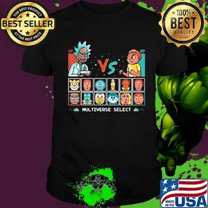 Rick and morty multiverse select game shirt