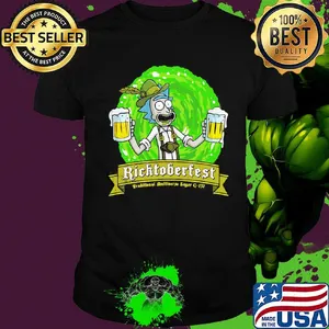 Rick and morty rocktoberfest traditional multiverse lager 157 shirt