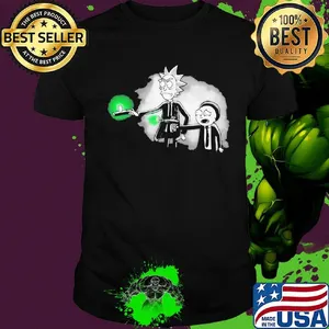 Rick and morty shoots gun shirt