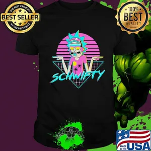 Rick dj schwifty vintage retro shirt