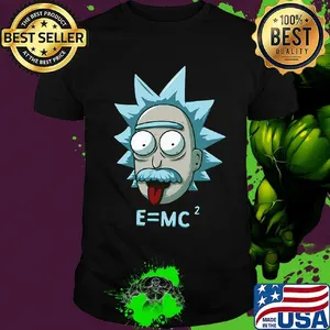 Rick science math e mc shirt