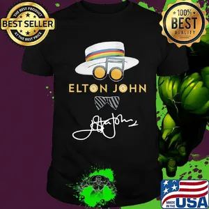 Rocketman elton john signature music shirt