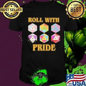 Roll with pride hearts shirt