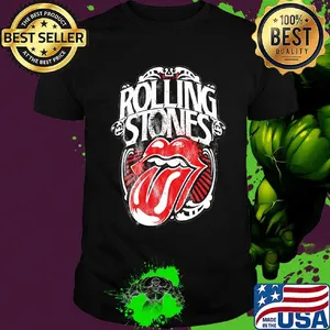 Rolling stones band logo shirt
