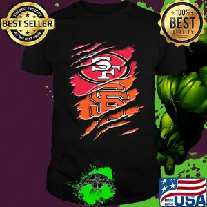 San francisco 49ers and san francisco giants logo shirt