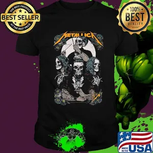 San francisco symphony metallica skeleton band members signatures shirt