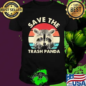 Save the trash panda vintage retro shirt