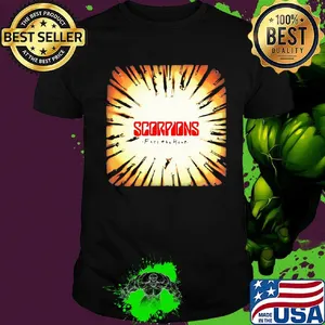 Scorpions band face the heart shirt