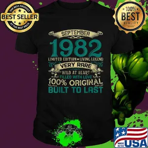 September 1982 limited edition living legend very rare wild at heart filled with love 100% original built to last shirt