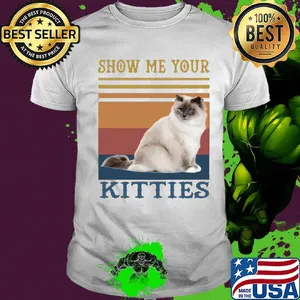 Show Me Your Kitties Car Fat Vintage Retro Shirt