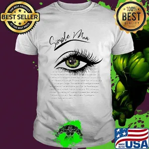Simple man lynyrd skynyrd eyes shirt