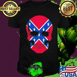 Skull flag Dixieland classic shirt