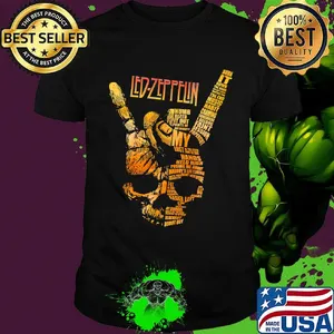 Skull hand led zeppelin numb bleed it out points of authority my lost shirt
