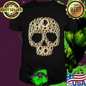 Skull washington redskins football logo shirt